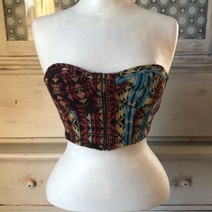 Forever 21 size S strapless crop top